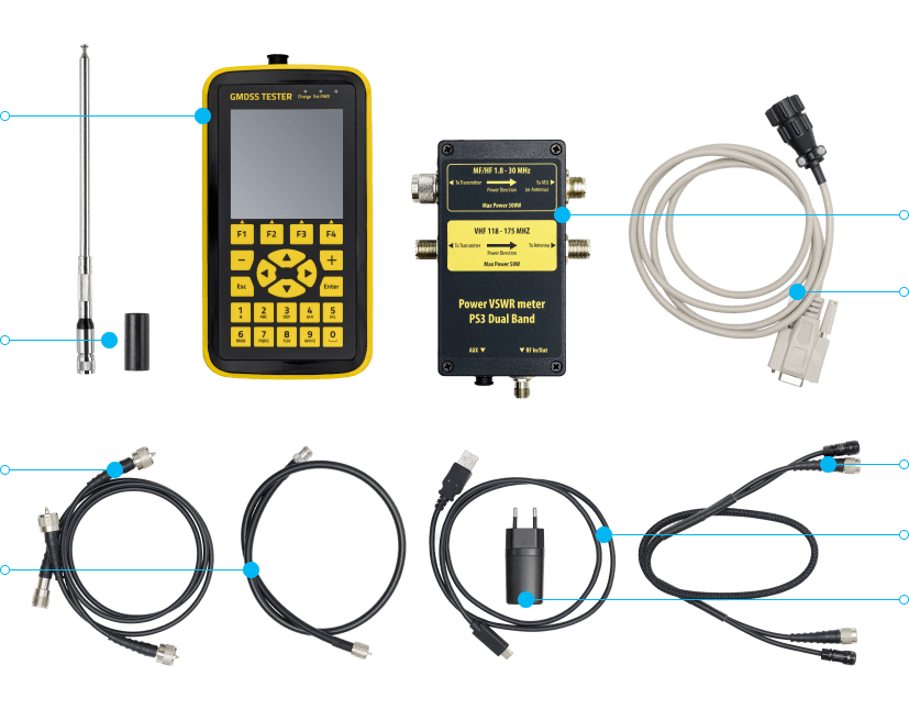 GMDSS Multi Tester MRTS-7Pro Complete Set