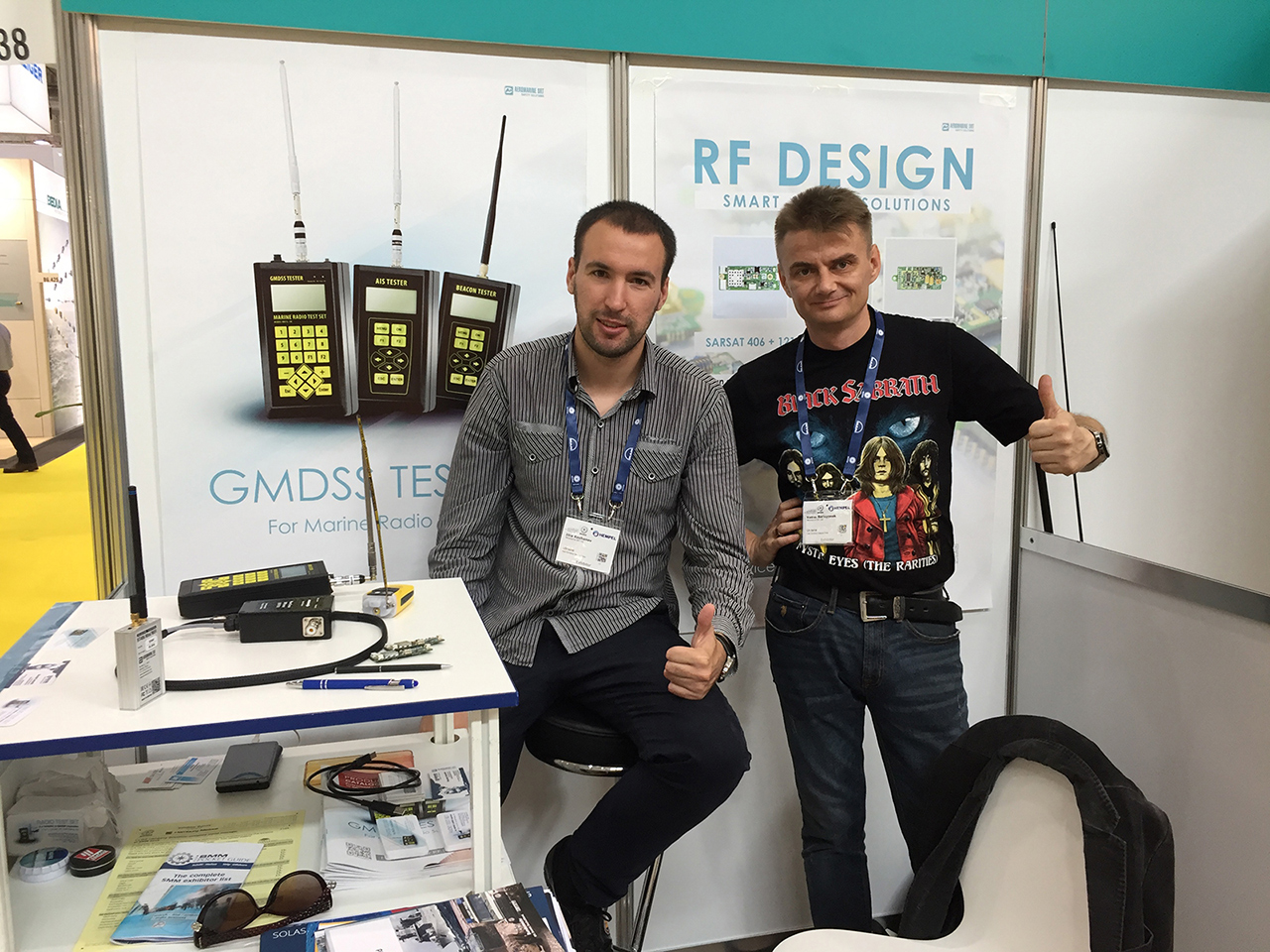 GMDSS Testers at SMM 2018